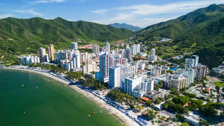 El Rodadero, Santa Marta from the sea