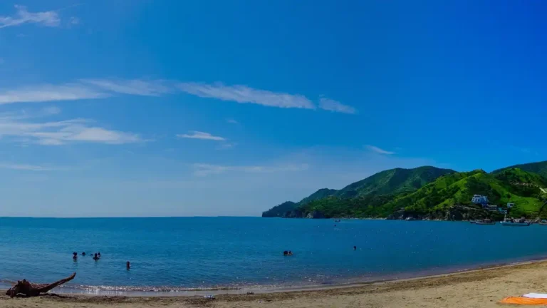 Taganga, Santa Marta from the sea
